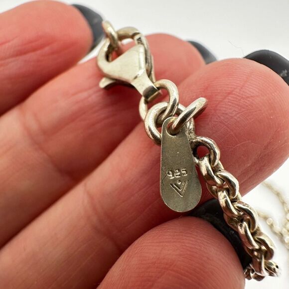 Genuine Silpada oval cut blue topaz and sterling silver necklace! - Picture 13 of 15